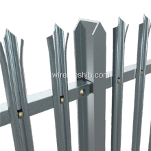 W Sektion Triple Pointed Security Palisade Fäktning